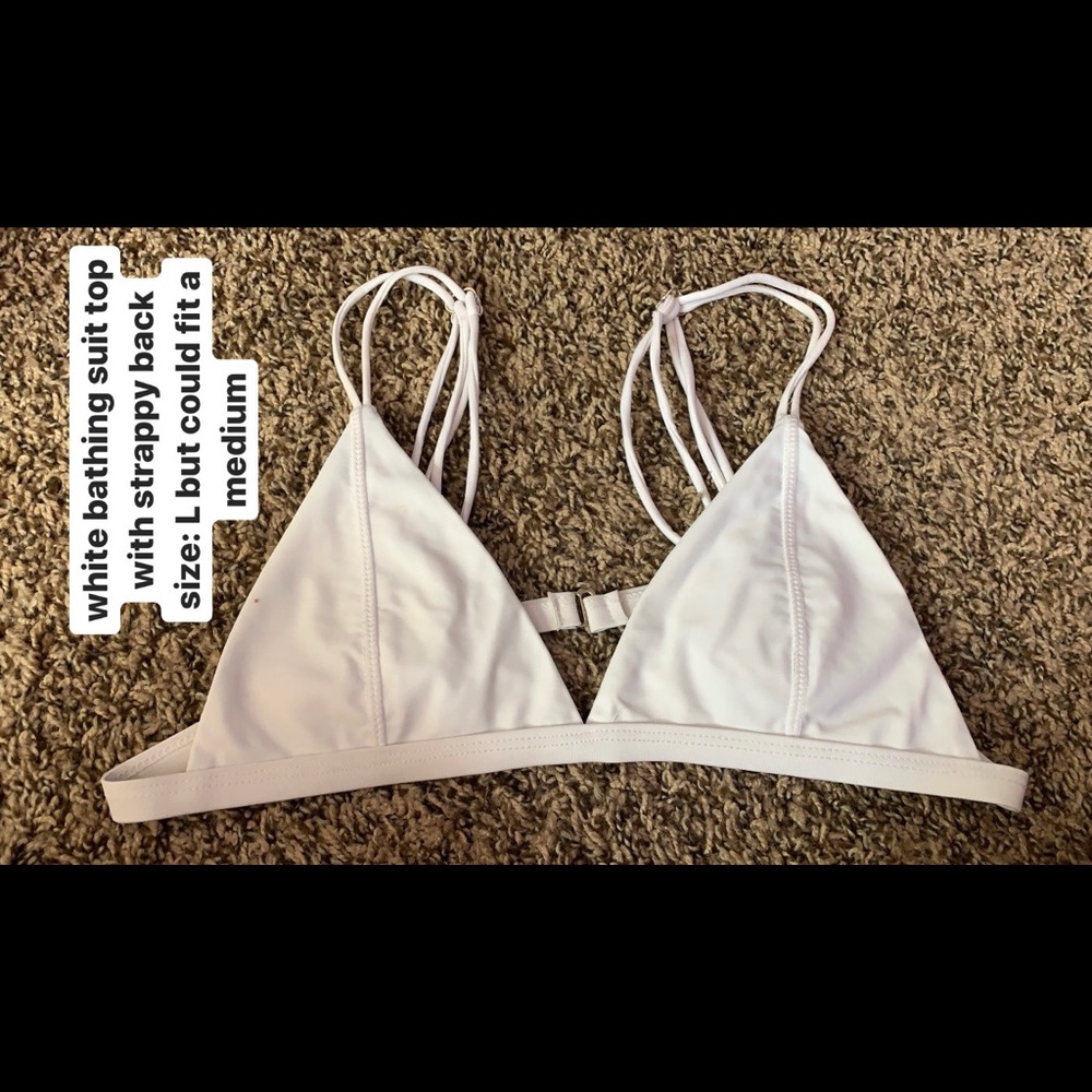 White bikini top